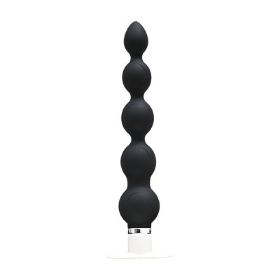 black quaker anal beads vibrator