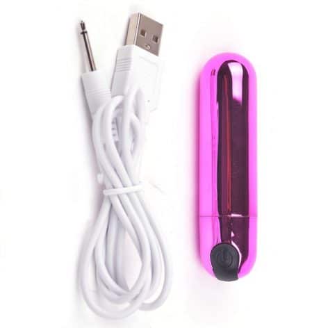 pink trixie rechargeable vibrating bullet vibe