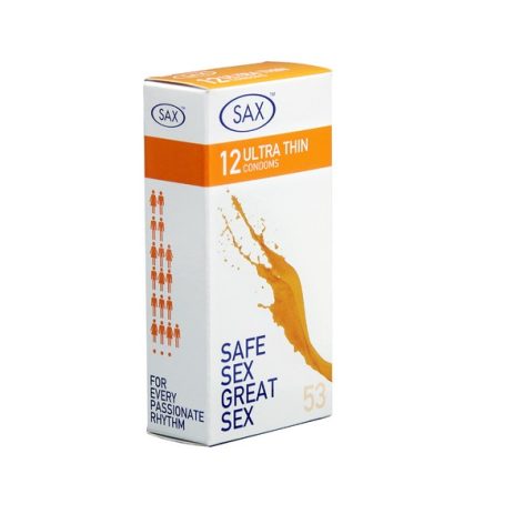 sax ultra thin condoms 53mm