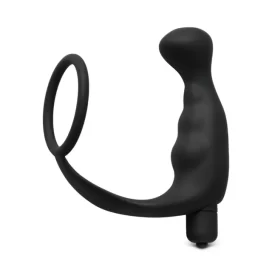 vibrating silicone plug ring for prostate stimulation