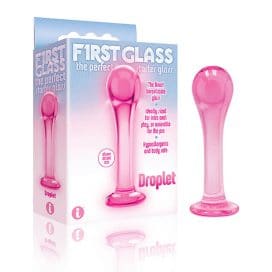 pink first glass droplet