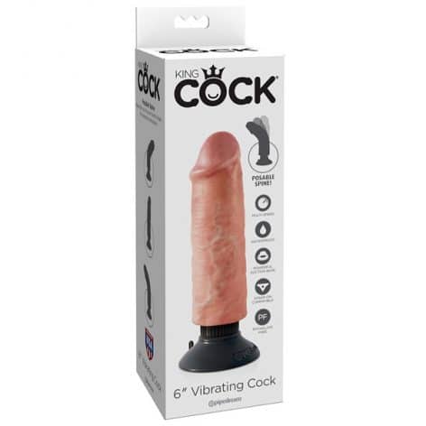 king cock 6 inch vibrating cock