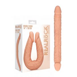 real rock 14 inch flesh double dong
