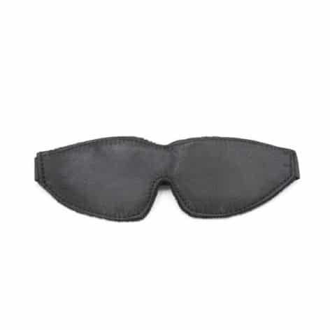 black satin blindfold