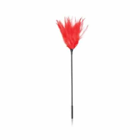 red sensual feather tickler