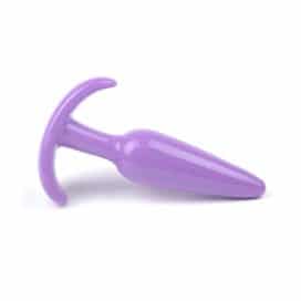 purple gentle jelly butt plug