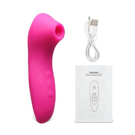 pink pulsing clit massager