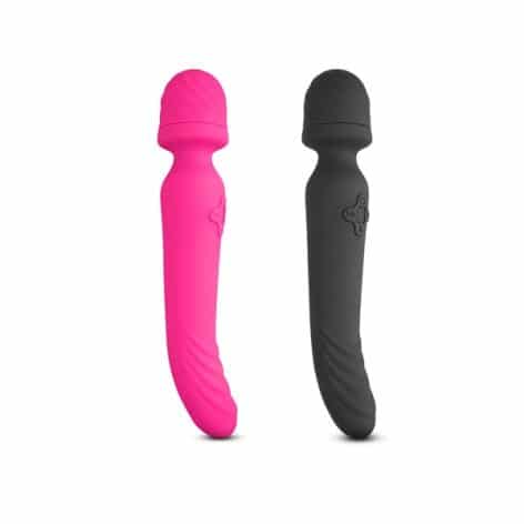 black and pink massager