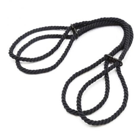 black rope cuffs