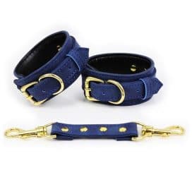 blue slim padded cuffs by Sinderellas