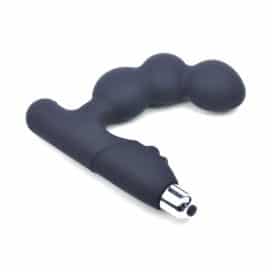 beaded silicone prostate massager