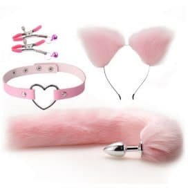 pink bondage cosplay kit