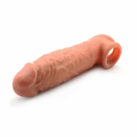 realistic penis extender with ball loop