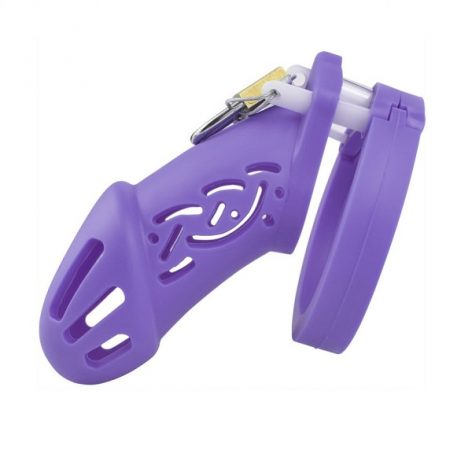 purple lock me up chastity device