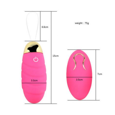 pink 10 speed remote control vibrating egg