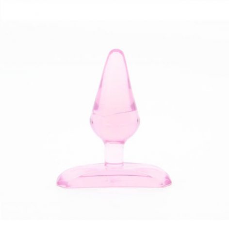 pink mini jelly butt plug