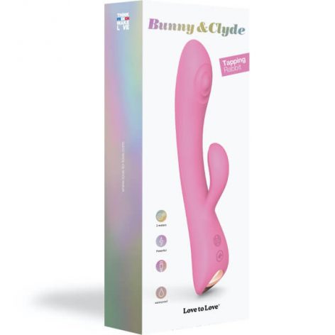 pink bunny and clyde tapping vibrator