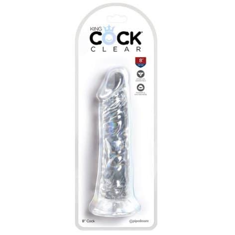 king cock clear 8 inch