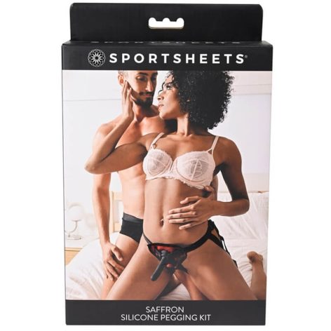 sportsheets saffron silicone pegging kit