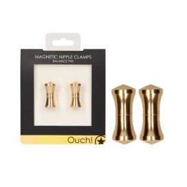 gold magnetic nipple clamps balance pin