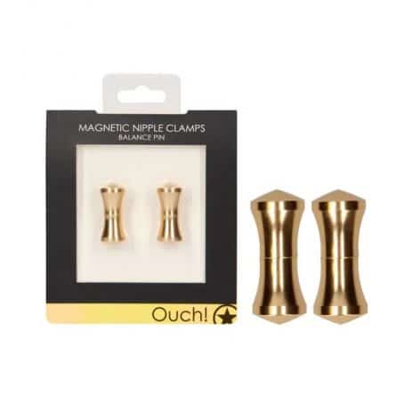 gold magnetic nipple clamps balance pin