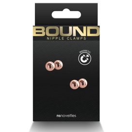 bound rose gold nipple clamps