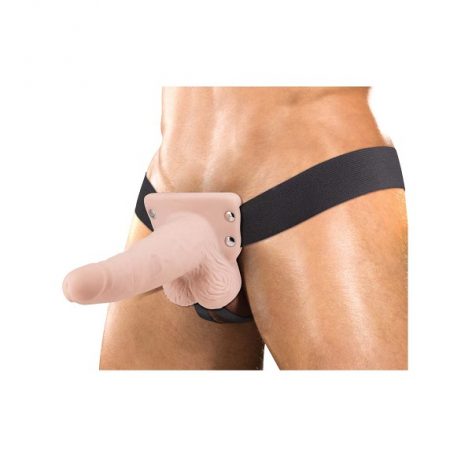 flesh Erection assist 6 inch vibrating strap on