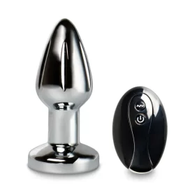 remote metal vibrating butt plug