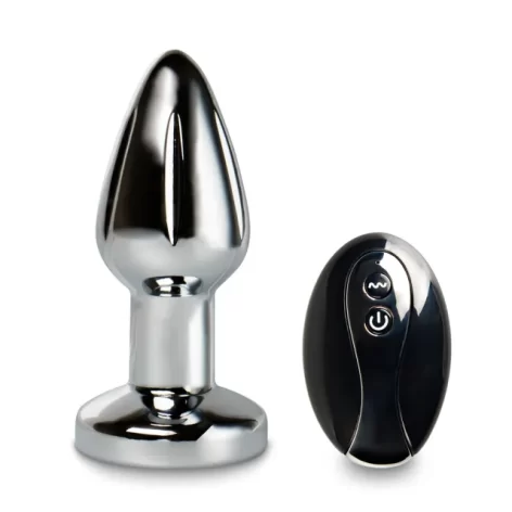 remote metal vibrating butt plug