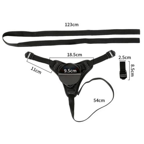 las suction strap on harness