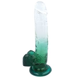 9 inch green cock with balls