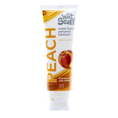 wet stuff peach flavoured lube