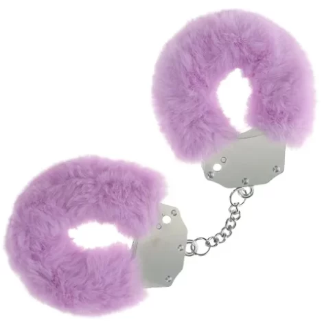 Lavender heavy duty fluffy cuffs