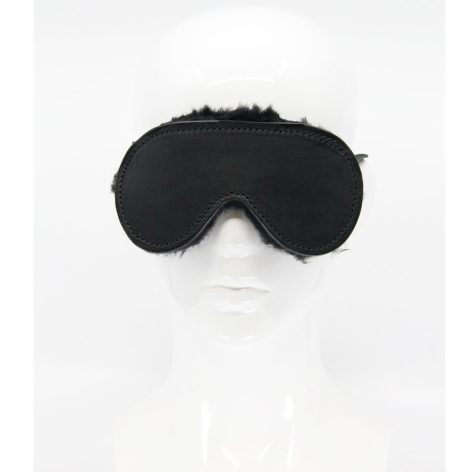 sheep skin lined blindfold