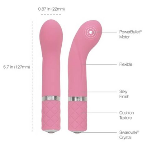 shop the pink racy luxurious mini massager by Pillow Talk at sindrellas.com.au