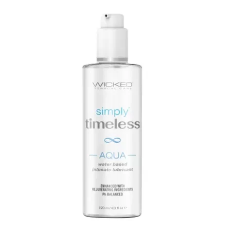 shop wicked aqua timeless water based lubricant designed for menopausal and post menopausal women at sinderellas.com.au australia