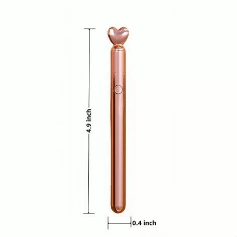 shop discreet rose gold mini golden heart vibrator at sinderellas.com.au