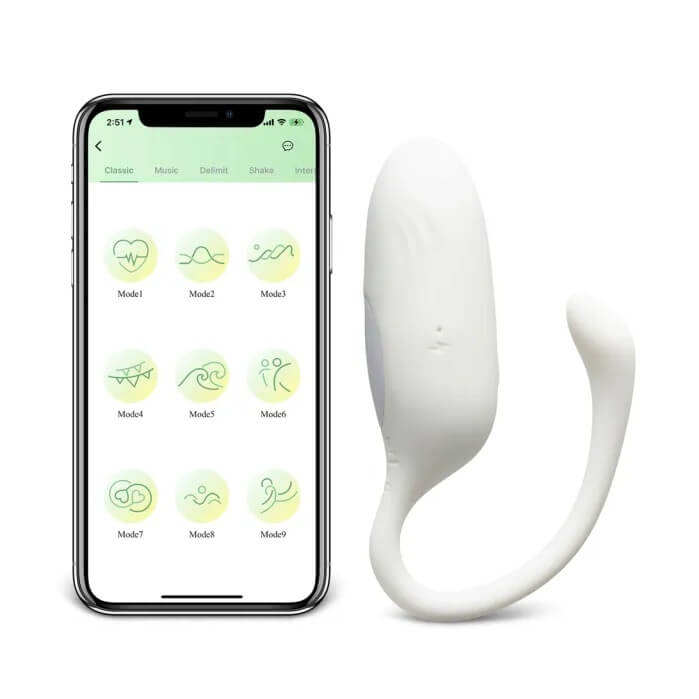 shop sinderellas white vibrating egg with app at sinderellas.com.au