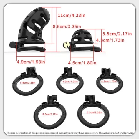 shop abs male chastity device set at sinderellas.com.au