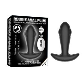 Shop reggie tapping and vibrating remote control anal plug at sinderellas.com.au