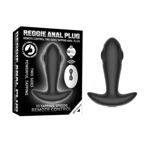 Shop reggie tapping and vibrating remote control anal plug at sinderellas.com.au