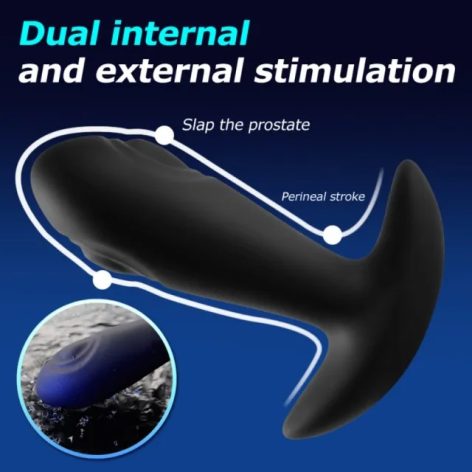 Shop reggie tapping and vibrating remote control anal plug at sinderellas.com.au