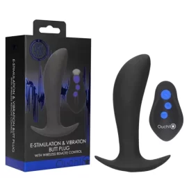 ouch e-stimulation and vibration butt plug